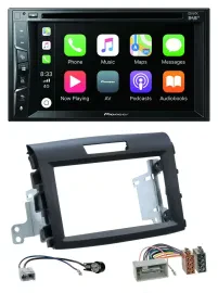 Pioneer MP3 USB DVD Bluetooth DAB 2DIN Autoradio für Honda CR-V FR5/FR6 ab 2012