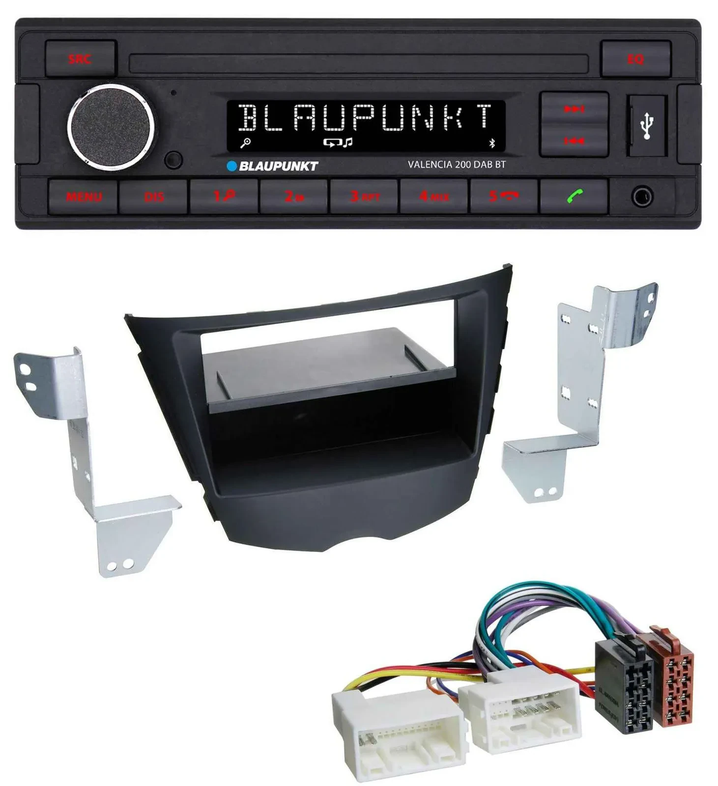 Blaupunkt DAB MP3 Bluetooth USB Autoradio für Hyundai Veloster (ab 2011)