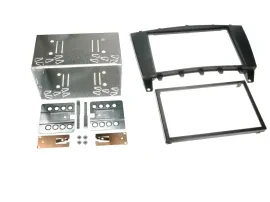 Radioblende Set Doppel DIN Autoradio für Mercedes C-Klasse W203 Facelift 2004-20