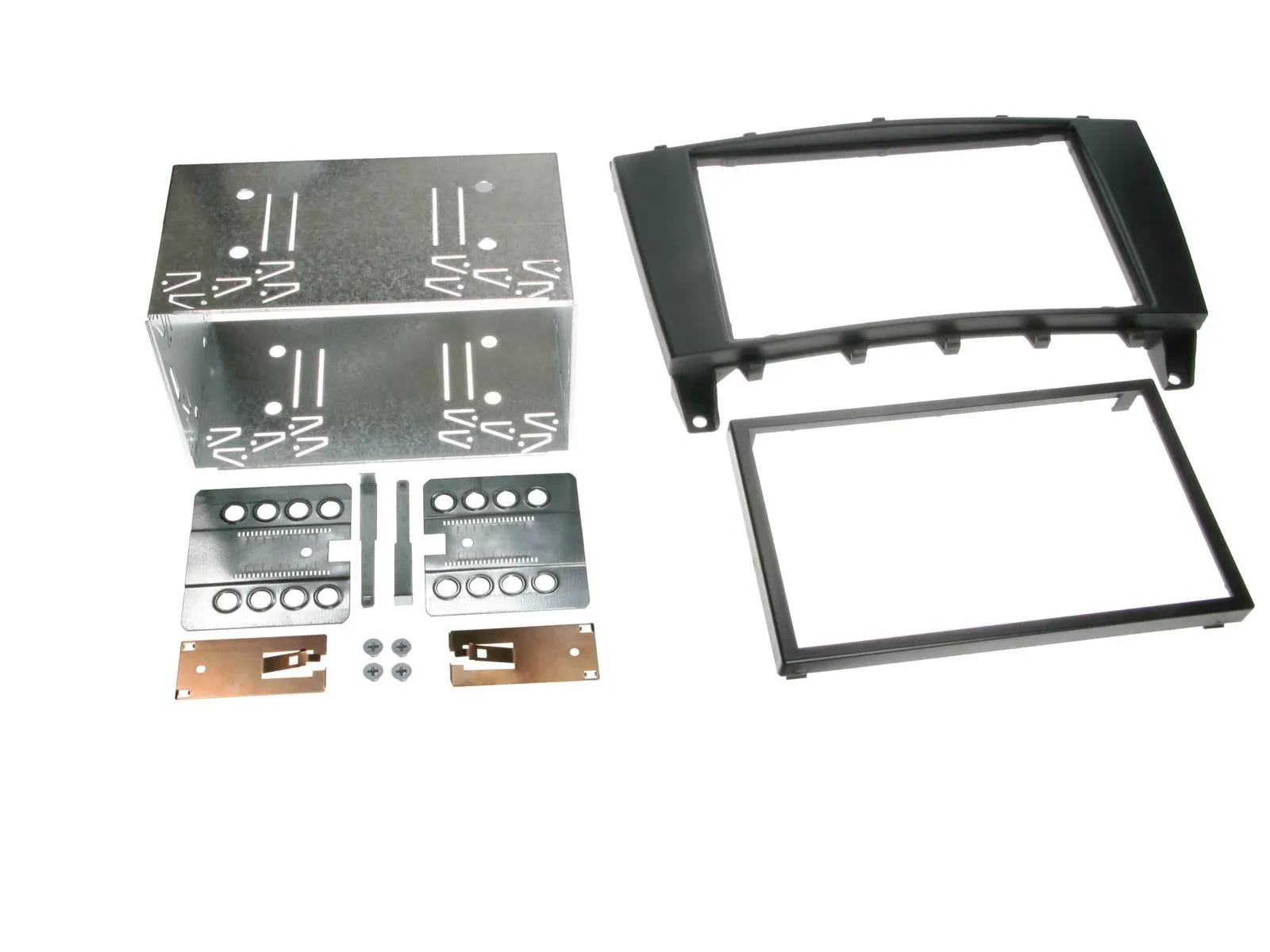 Radioblende Set Doppel DIN Autoradio für Mercedes C-Klasse W203 Facelift 2004-20