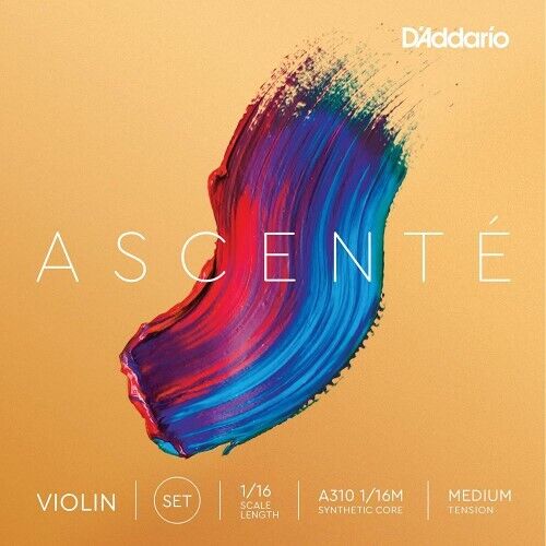 Струны для скрипки Daddario A310-1/16M Ascenté Medium Saitensatz Violine 1/16