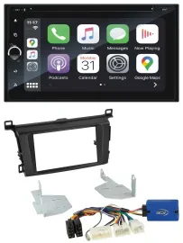Blaupunkt 2DIN Bluetooth DAB USB DVD MP3 Autoradio für Toyota RAV 4 (ab 2013)