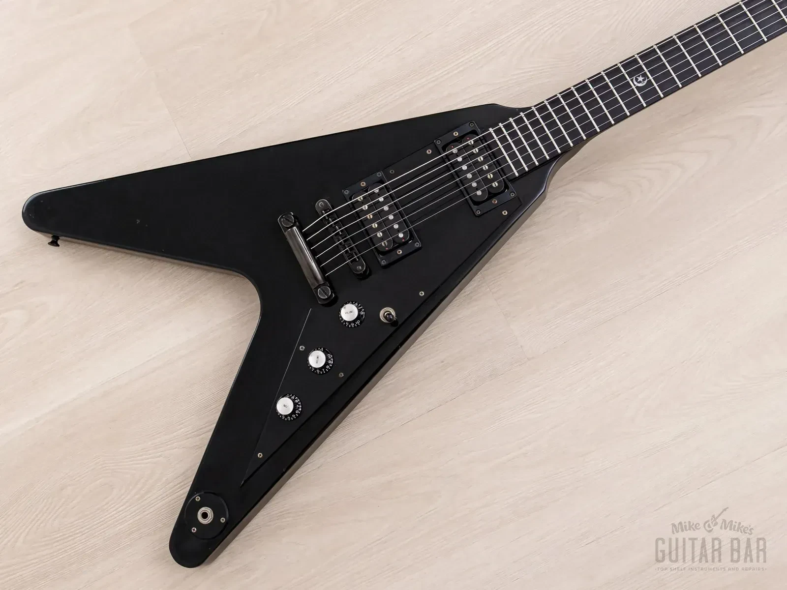 2000 Gibson Flying V Gothic Flat Black w/ Case