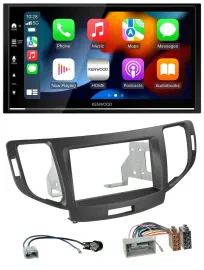 Автомагнитола для Honda Accord (с 2011) Kenwood 2 DIN, DAB, USB, Bluetooth, MP3, антрацит