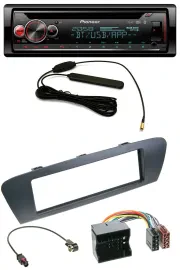 Автомагнитола для Renault Scenic (с 2012) Pioneer USB, DAB, MP3, Bluetooth, CD, серый