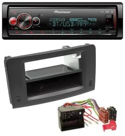 Автомагнитола для Mercedes M-Class W164 (2005–2011) Pioneer DAB, Bluetooth, USB, MP3