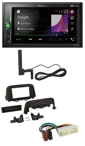 Pioneer MP3 DAB AUX 2DIN Bluetooth Autoradio für Hyundai Kona (ab 2018)