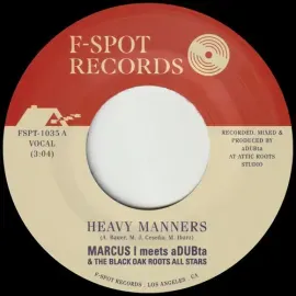 Виниловая пластинка Marcus I Meets Adubta - Heavy Manners [New 7" Vinyl]