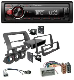 Автомагнитола Pioneer 1DIN, MP3, DAB, USB, AUX для Honda Fit (2006–2007, US)