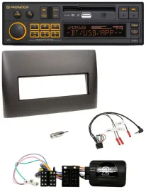 Автомагнитола Pioneer DAB, USB, Bluetooth для Fiat Stilo (2001–2007), черный