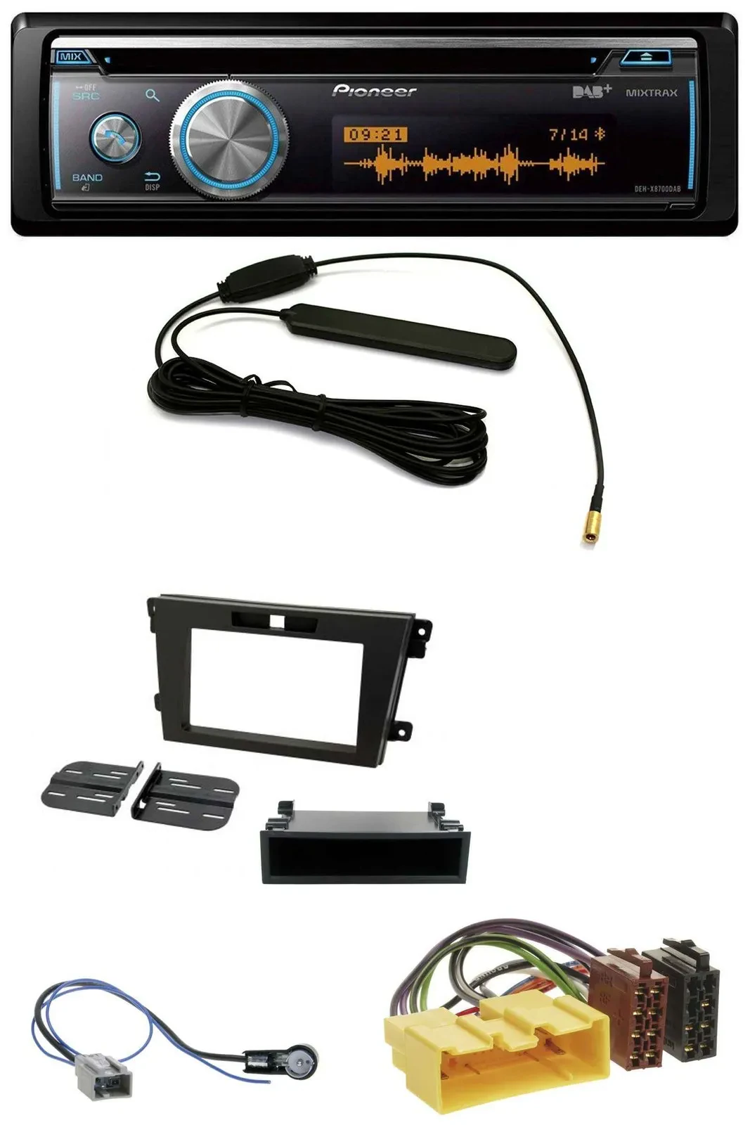 Pioneer CD USB Bluetooth DAB MP3 Autoradio für Mazda CX-7 (2008-2010)