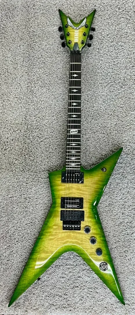 Электрогитара Dean Guitars STHFDS Stealth Floyd FM Dime Slime w/case Korea 2014
