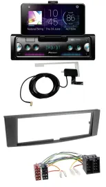 Pioneer DAB Bluetooth MP3 USB Autoradio für Renault Laguna II (2005-2008)