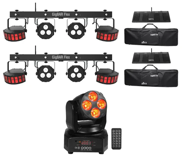 Комплект светового оборудования Chauvet DJ GigBAR Flex Lights + RockOn-7