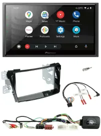 Pioneer USB 2DIN DAB Lenkrad Bluetooth Autoradio für Hyundai i40 11-19 USB AUX K