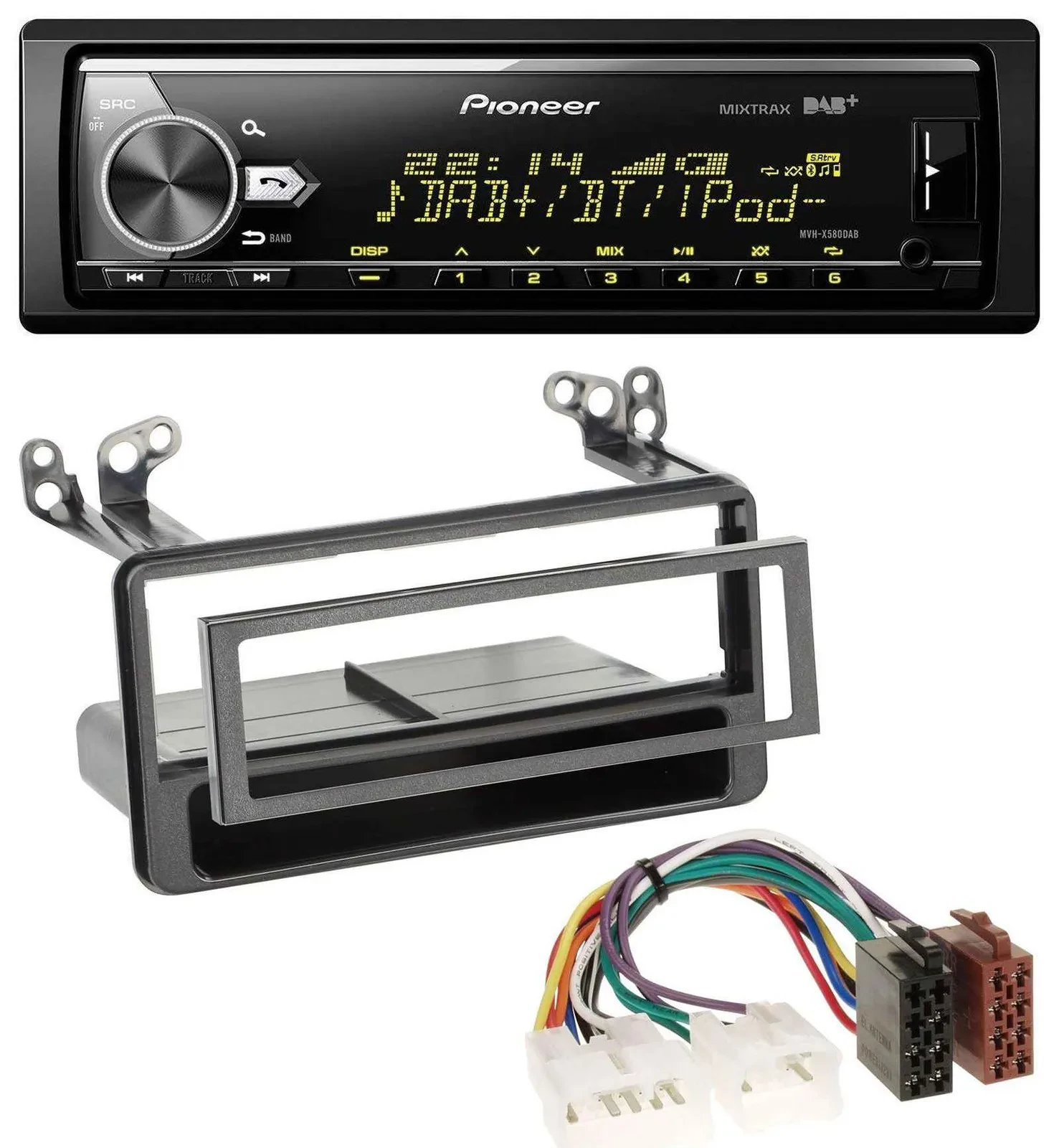 Автомагнитола для Toyota Avensis/Verso/Celica Pioneer Bluetooth, USB, DAB, MP3