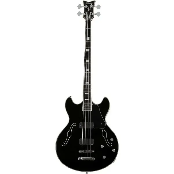 Бас-гитара полуакустическая Schecter Corsair-4 Gloss Black