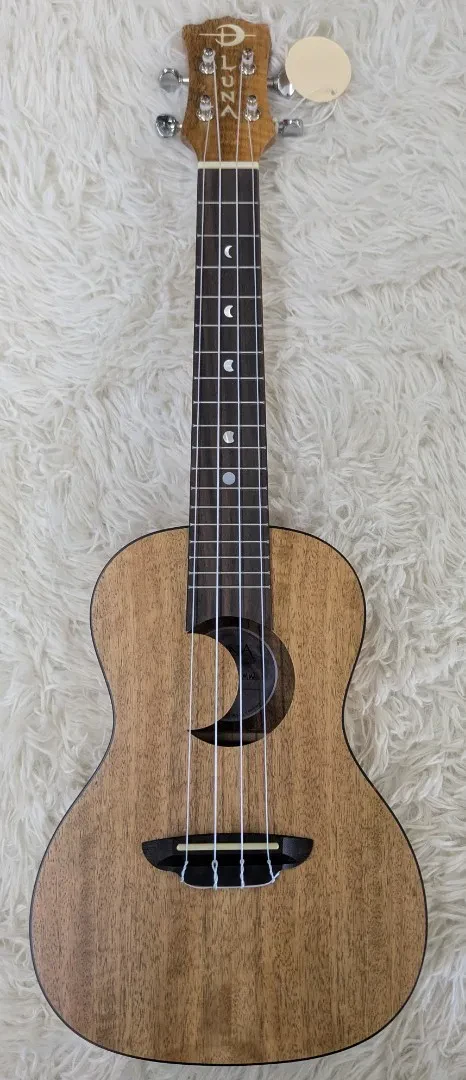 Luna Guitars Luna Exotic Mahogany Acoustic Concert Ukulele with Gig Bag - Model # UKE EX MW