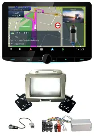 Автомагнитола для Kia Sportage 3 Kenwood 2DIN, Bluetooth, DAB, TMC, USB, навигация (2010–2020)