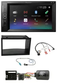 Pioneer DAB Lenkrad 2DIN Bluetooth USB Autoradio für VW Polo Passat Quadlock