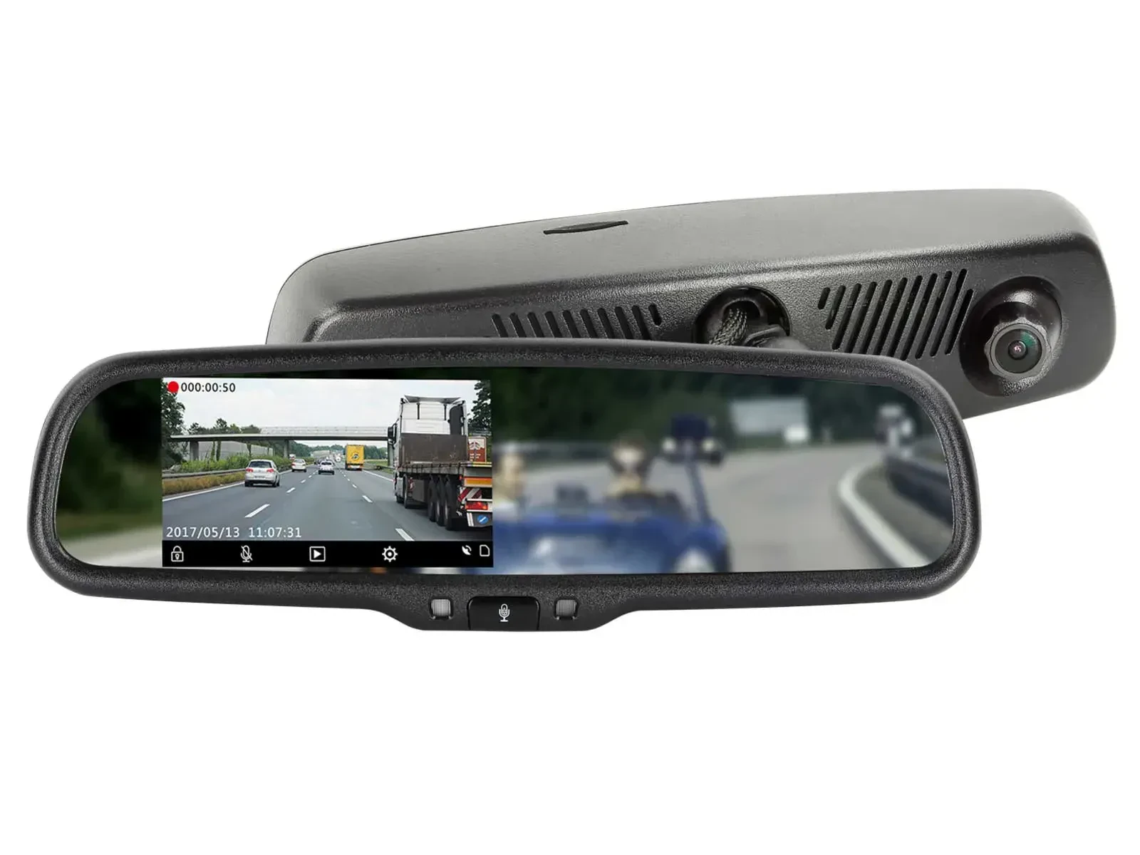 ACV 4.3 Zoll Spiegelmonitor Full HD Dashcam DVR Funktion 771000-6515