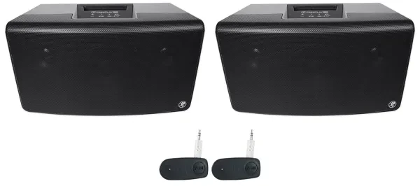 2) Mackie FreePlay LIVE 150w Bluetooth Rechargeable DJ PA Speakers+Wireless Link