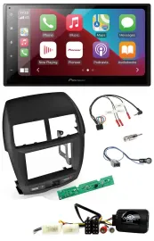 Pioneer USB Lenkrad DAB 2DIN Bluetooth Autoradio für Mitsubishi ASX 2010-2014