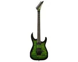 Электрогитара Jackson Pro Plus Series Dinky DKAQ FR Electric Guitar, Ebony FB, Emerald Green