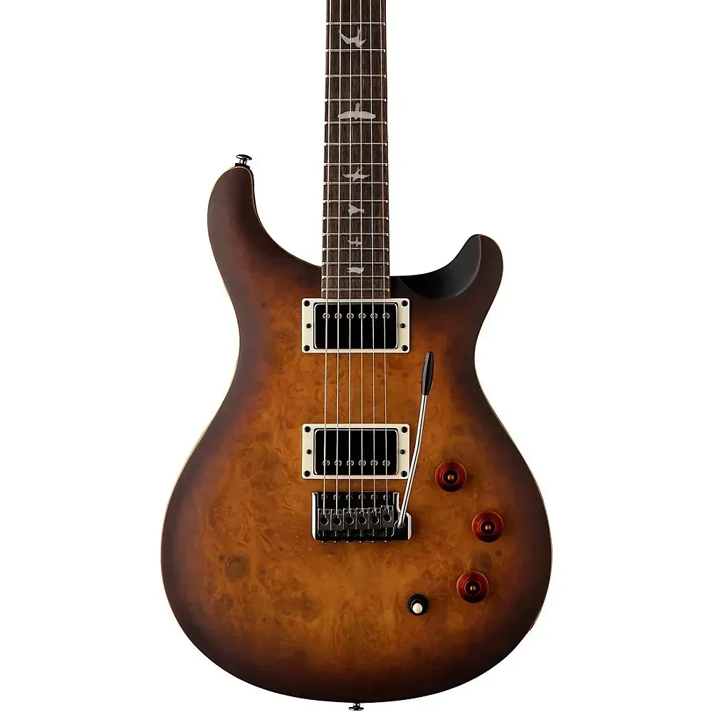 Электрогитара PRS SE Exotic DGT Laurel Burl 25" HH McCarty Tobacco Burst с чехлом