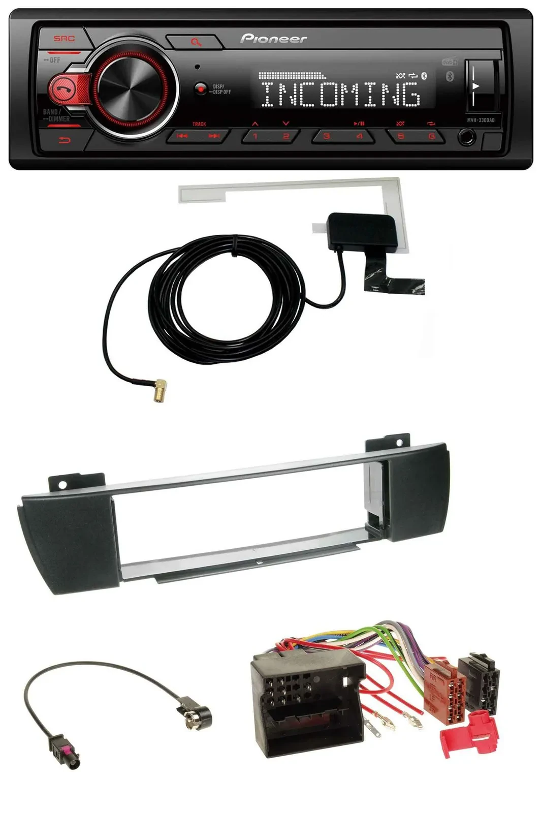 Pioneer MP3 AUX CD DAB USB Autoradio für BMW X3 (bis 2007)