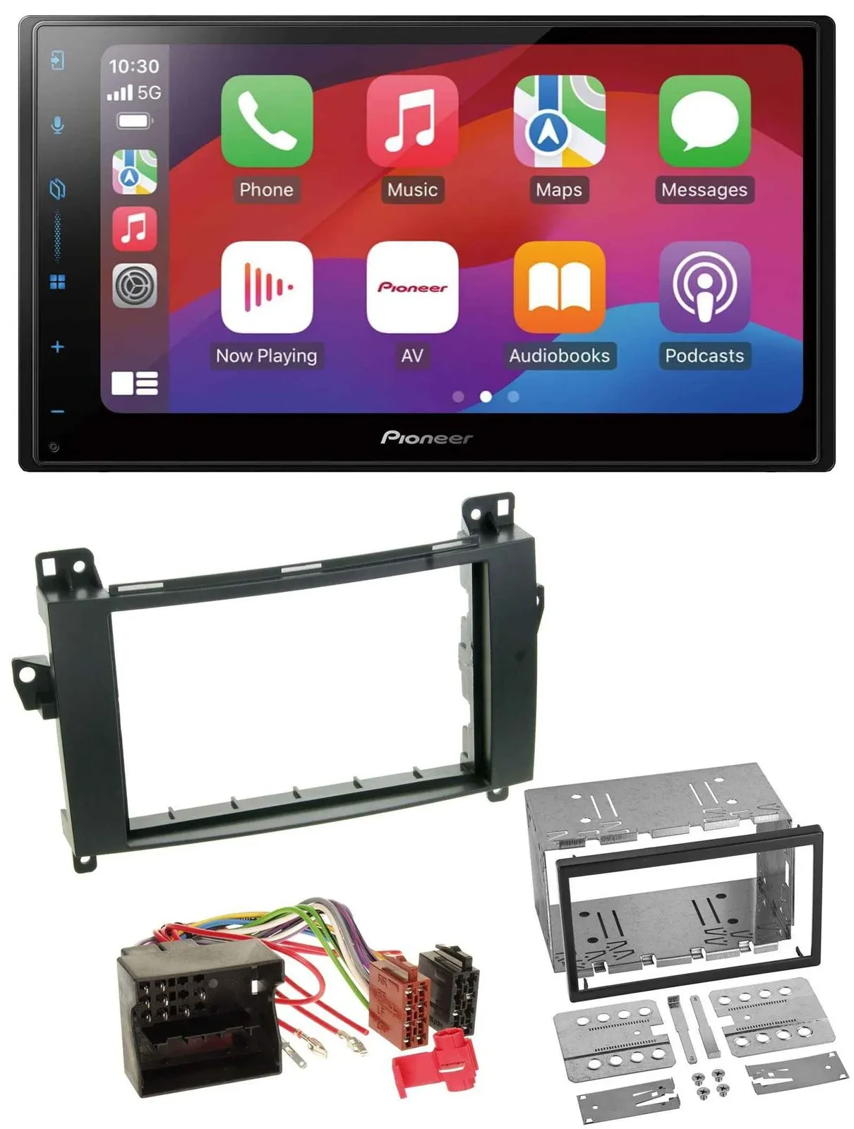 Pioneer DAB USB MP3 Bluetooth 2DIN Autoradio für Mercedes A-Klasse W169 C169