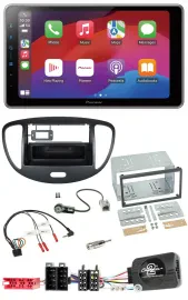 Pioneer Lenkrad USB DAB Bluetooth 2DIN Autoradio für Hyundai i10 2009-2013 schwa