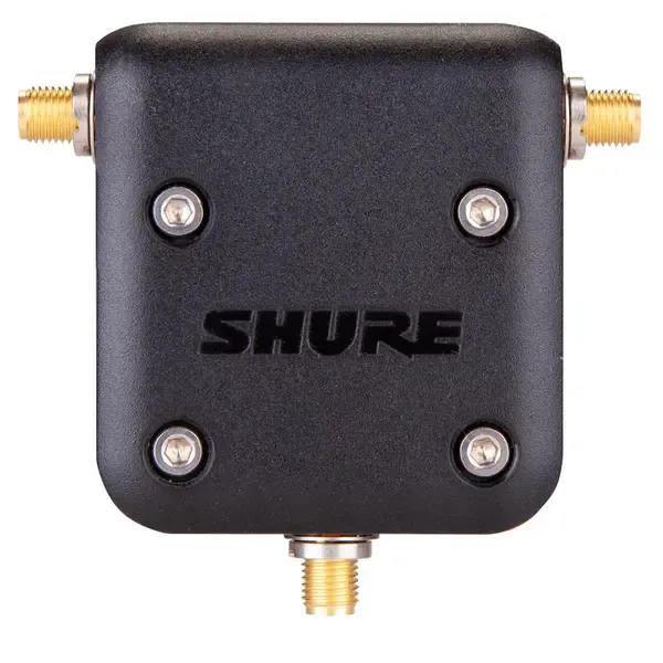 Shure UA221DB-RSMA Reverse SMA Passive Antenna Splitter, 2.4/5.8GHz, Pair, Black