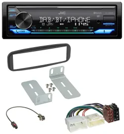 JVC Bluetooth DAB USB MP3 Autoradio für Renault Clio (2012-2017)