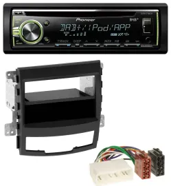 Pioneer DAB USB MP3 AUX CD Autoradio für SsangYong Korando CK 2010-2013