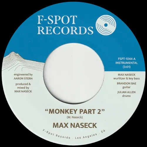 Виниловая пластинка Max Naseck - Monkey Part 2 / Lully [New 7" Vinyl]