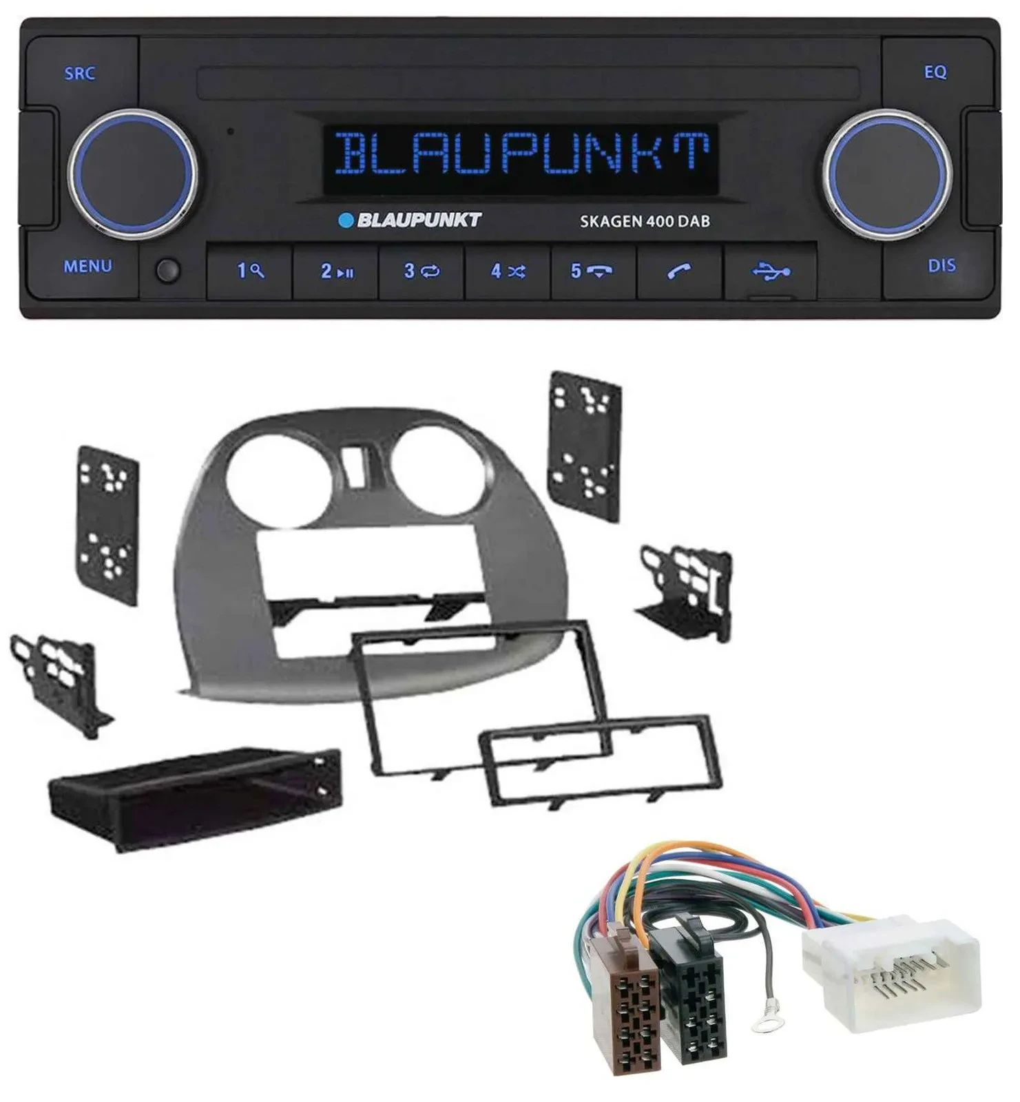 Blaupunkt DAB USB Bluetooth MP3 Autoradio für Mitsubishi Eclipse 4G 2005-2012