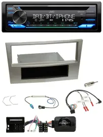 JVC Bluetooth Lenkrad USB DAB CD Autoradio für Opel Zafira B Astra H Corsa D sat