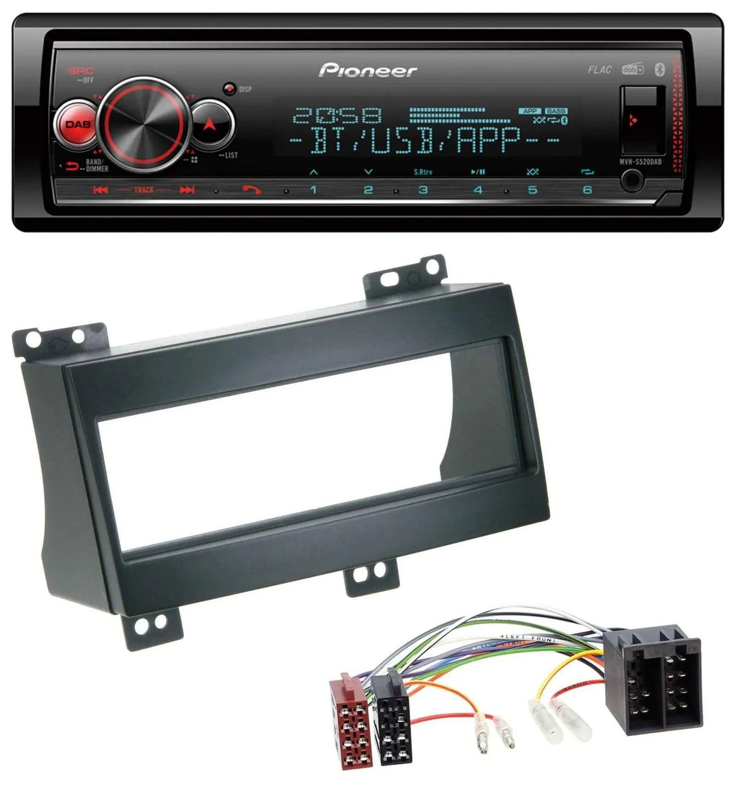 Pioneer Bluetooth USB MP3 DAB Autoradio für Kia Ceed (2007-2009)