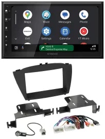 Kenwood DAB Bluetooth USB MP3 2DIN Autoradio für Hyundai ix35 ab 13 AUX USB