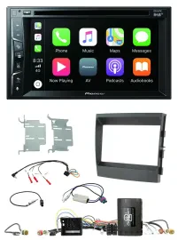 Автомагнитола Pioneer 2DIN, USB, DVD, Bluetooth, DAB, для Porsche Panamera 2009–2016