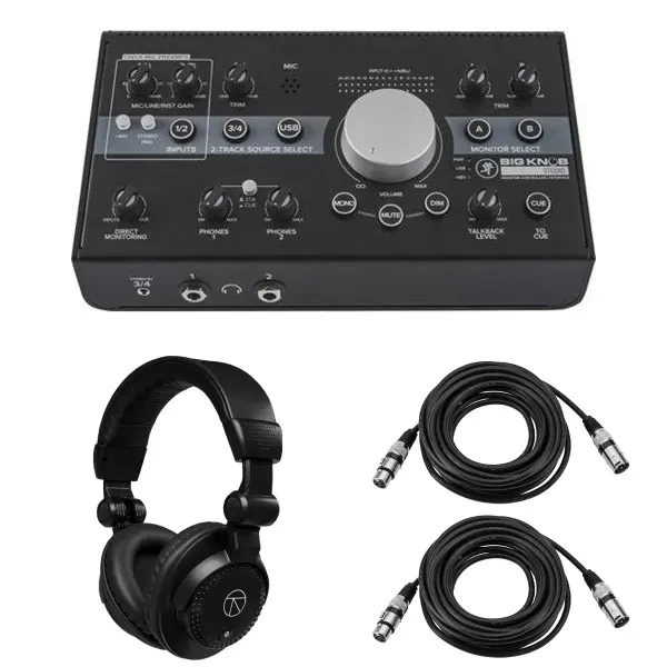 Микшер для стриминга Mackie Big Knob Studio с аксессуарами