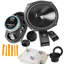 NVX VSP69KIT2F | 2 ohm 6x9" Component Speaker Kit with Accessories