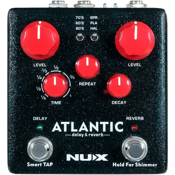 Педаль эффектов для электрогитары Nux NDR-5 Atlantic Delay & Reverb