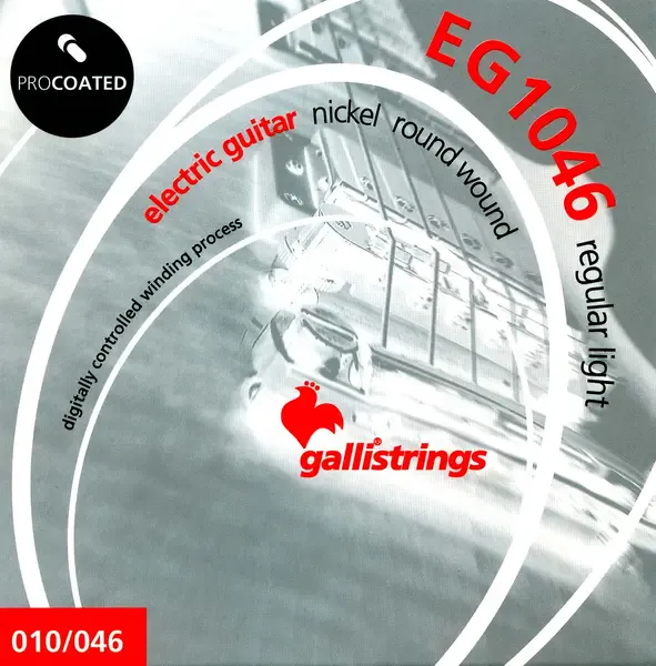 Струны для электрогитары Galli Strings EG1046 10-46