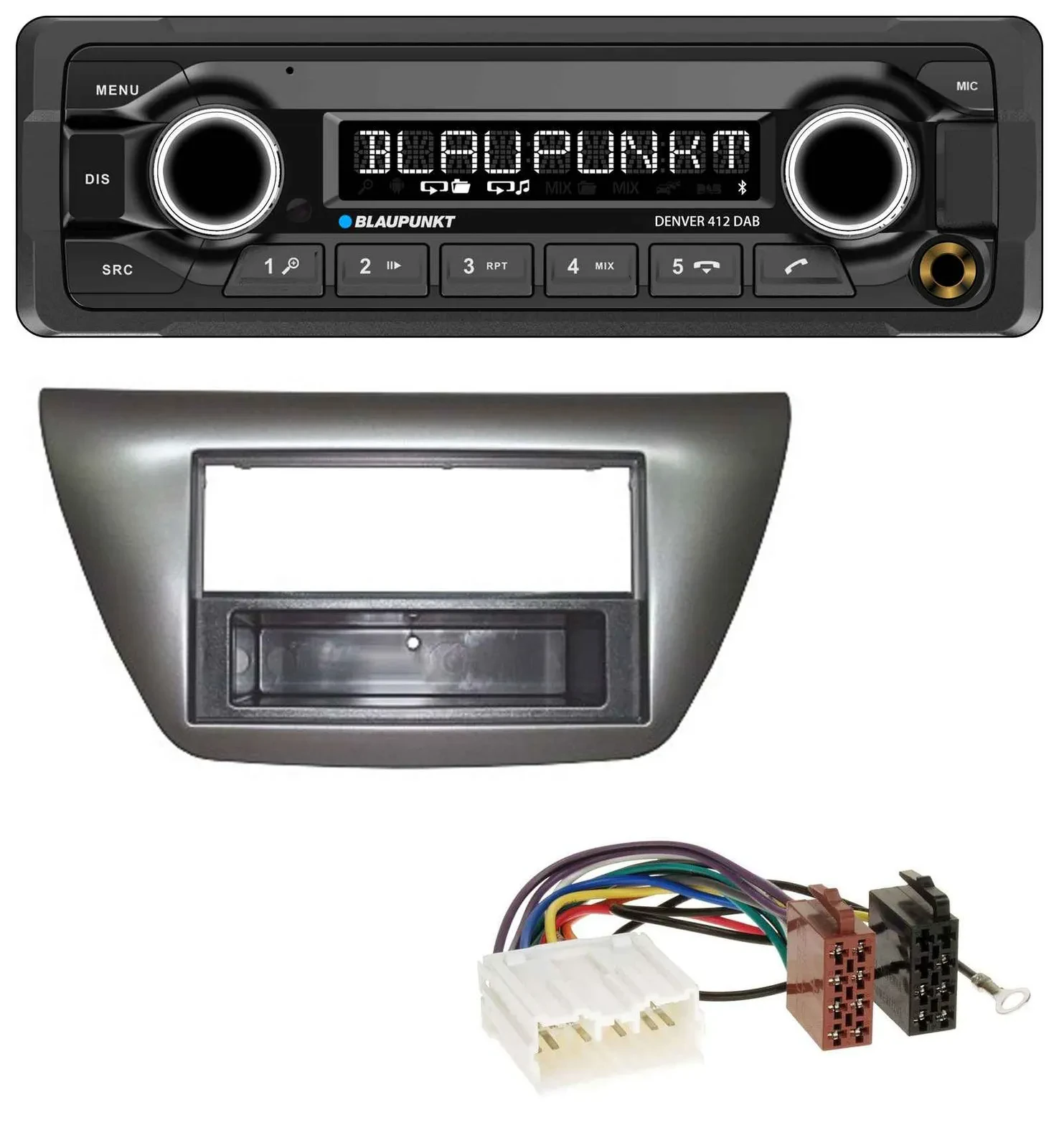 Blaupunkt Bluetooth DAB MP3 USB Autoradio für Mitsubishi Lancer Evo 2004-2008