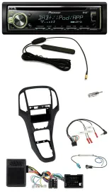 Автомагнитола для Opel Astra J (2009–2016) Pioneer, MP3, USB, CD, DAB, поддержка кнопок на руле, перламутрово-чёрный