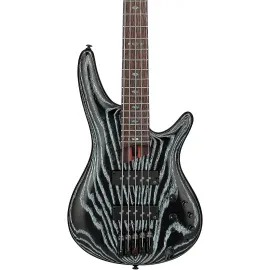 Ibanez SR1325SB Premium 5-String Bass Guitar, Panga Panga Fingerboard, Aqua Wave