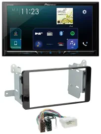 Pioneer MP3 Bluetooth USB 2DIN DAB Autoradio für Fiat Fullback Mitsubishi L200 a