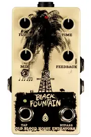 Педаль эффектов для электрогитары Old Blood Noise Black Fountain V3 Delay Pedal w/ Tap Tempo